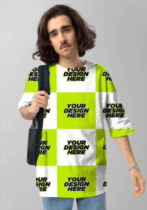 All Over Print - Oversize Tshirts - Round Crew Neck - Unisex Tshirt