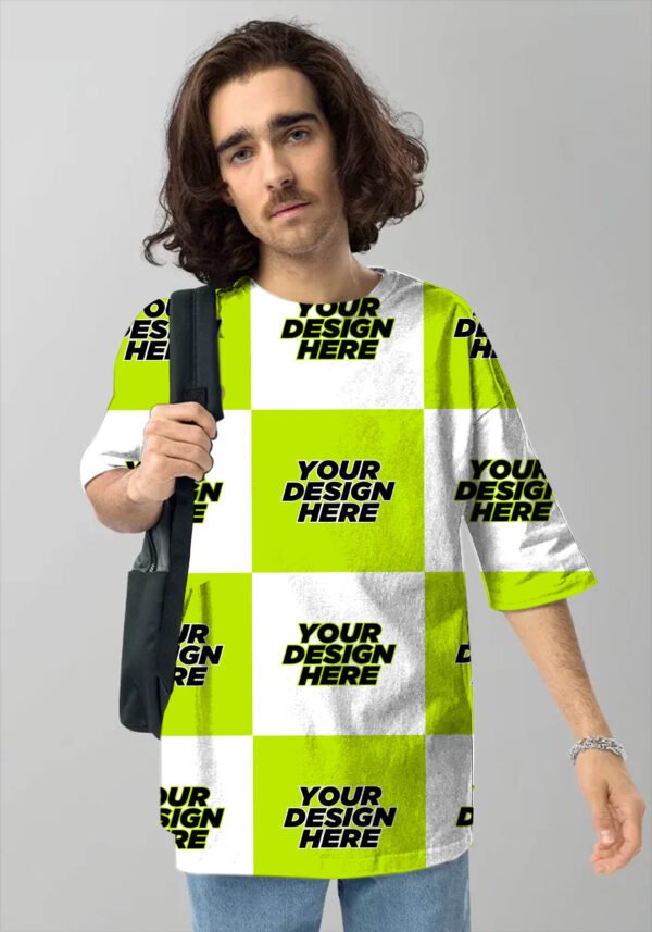 All Over Print - Oversize Tshirts - Round Crew Neck - Unisex Tshirt