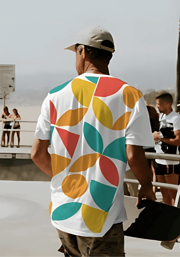 All Over Print - Oversize Tshirts - Round Crew Neck - Unisex Tshirt - Image 2
