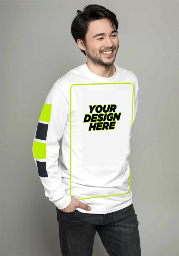 Unisex Tshirt - Long Sleeve - Round Crew Neck