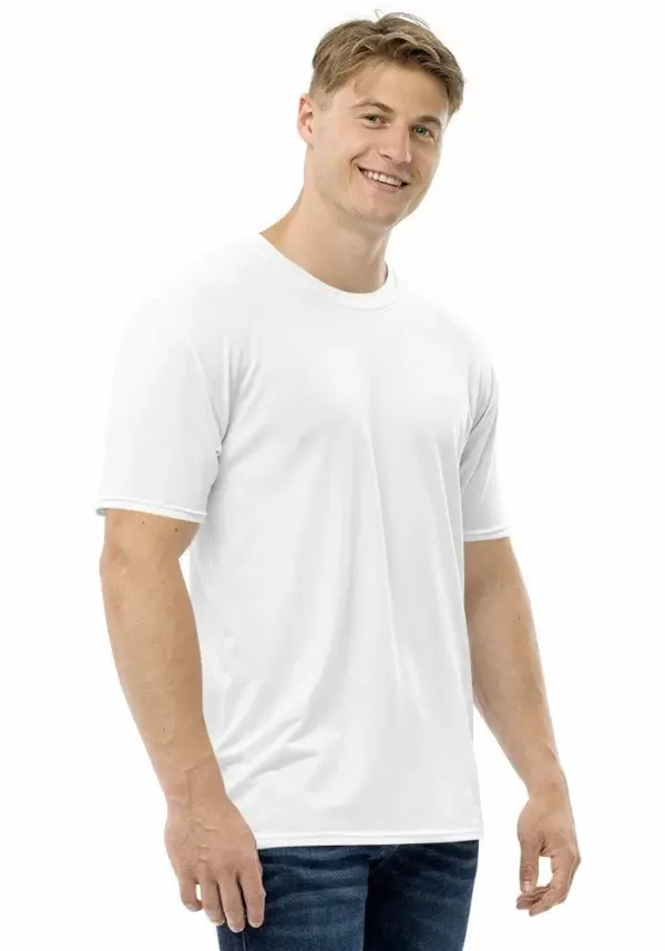 All Over Print - Short Sleeve - Round Crew Neck - Unisex Tshirt - Image 5