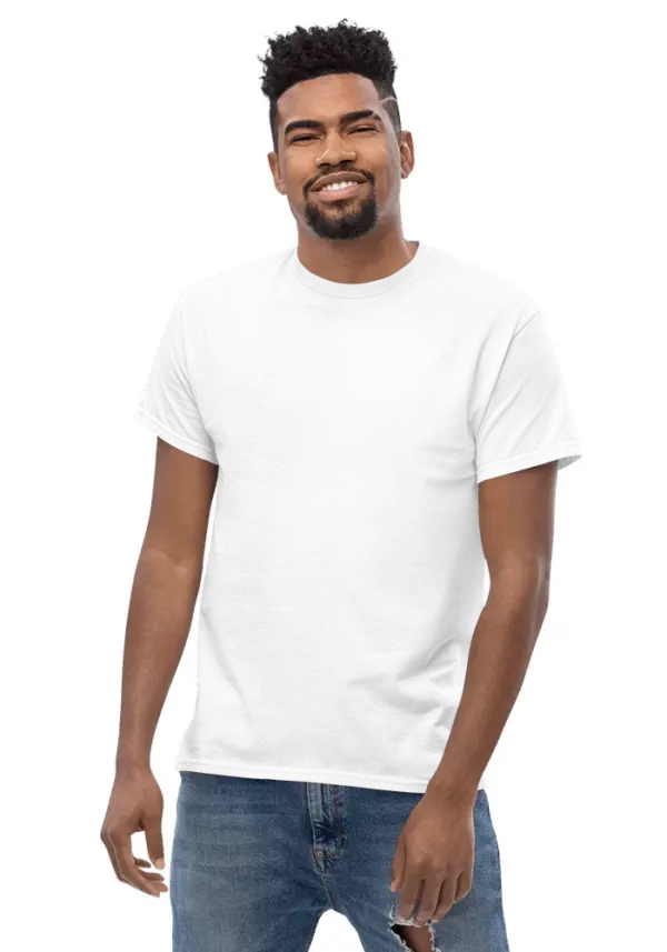 Unisex Tshirt -  Sustainable Cotton Round Neck - Heavy Weight Tshirt - Image 3