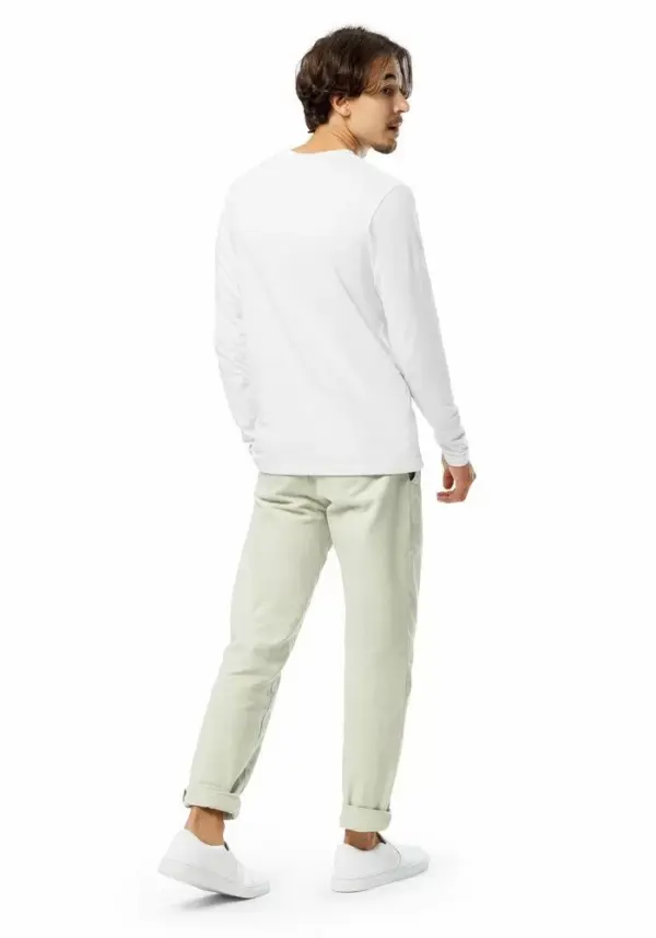 Unisex Tshirt - Long Sleeve - Round Crew Neck - Image 5