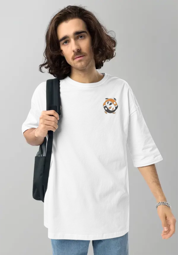 All Over Print - Oversize Tshirts - Round Crew Neck - Unisex Tshirt - Image 3
