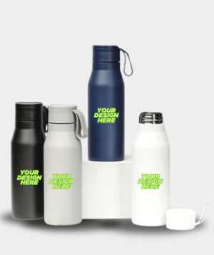 CHANGE Collection Recycled Stainless Steel Vacuum Bottle with Loop