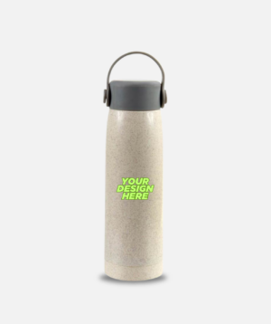 Eco-Neutral Wheat Straw Glass Bottle