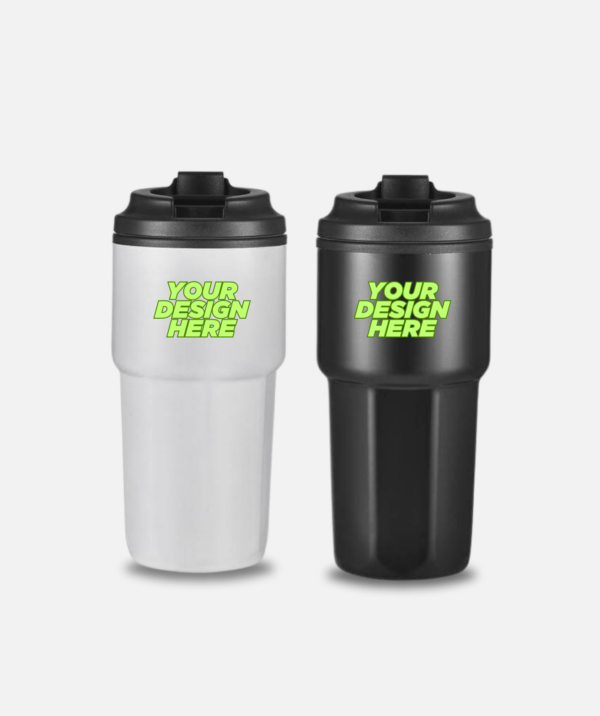Giftology Steel/PP Double Wall Travel Mug 500ml