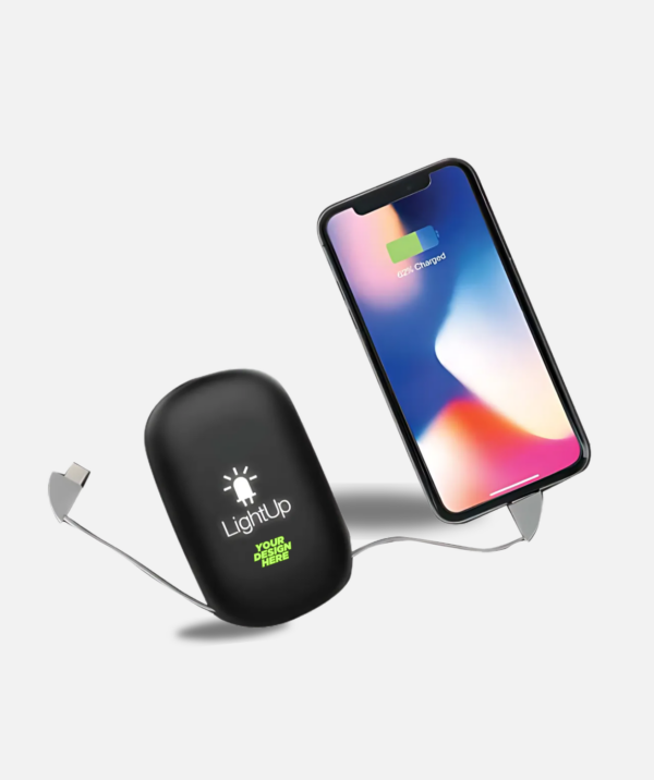 @memorii 10000mAh Suction Power Bank With Light-Up Logo