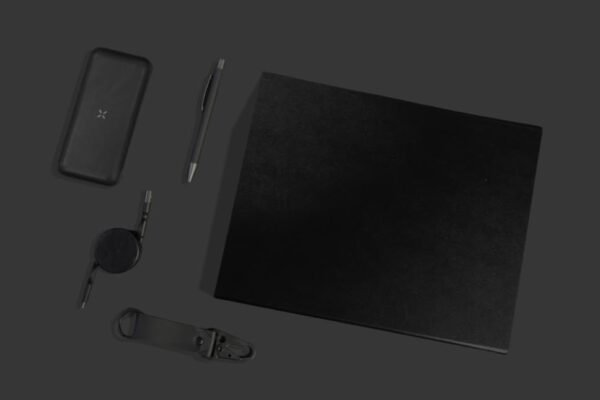 Black Leather Gift Set - Image 4