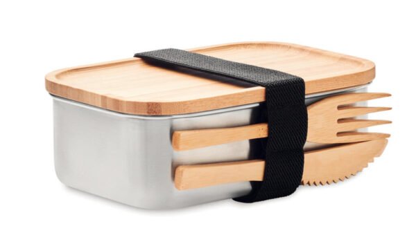 Hans Larsen Set of Lunch Box and Vacuum Bottle - Image 2