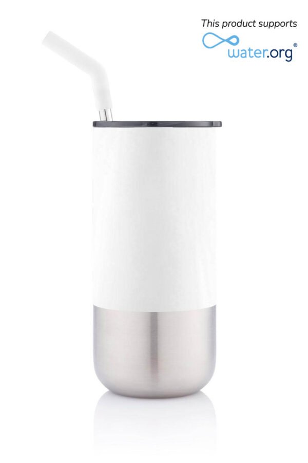 CHANGE Collection Insulated Tumbler with Reusable Straw - Image 5