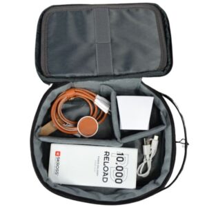 Gift Set of Powerbank, Travel Adapter & Charging Cable