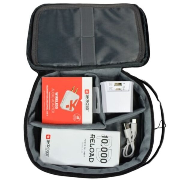 Gift Set of Powerbank, Audio Adapter & Travel Adapter