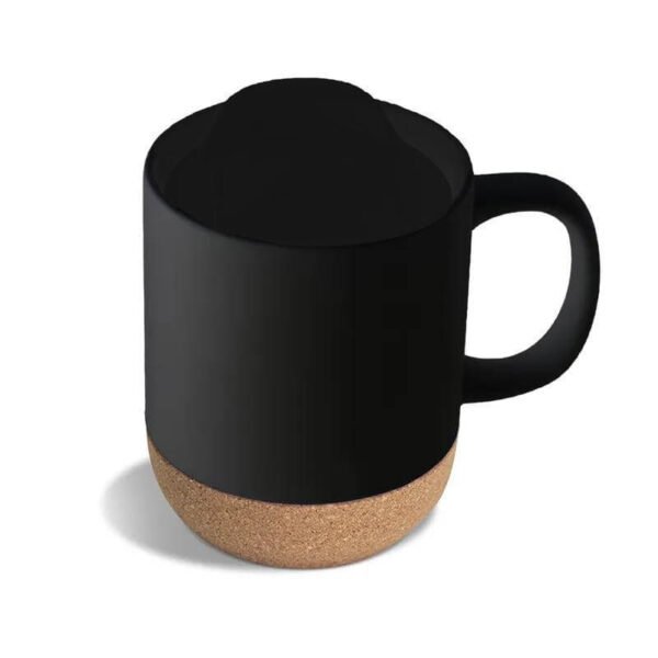 Giftology Ceramic Mug with Cork and Lid - Image 2