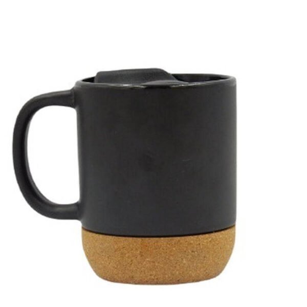 Giftology Ceramic Mug with Cork and Lid - Image 3