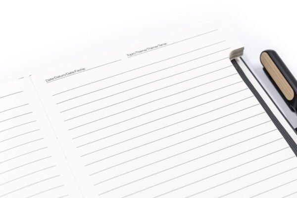 A5 Notebook with Phone Stand and Pen Holder - Image 4