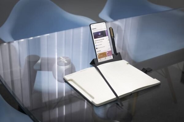 A5 Notebook with Phone Stand and Pen Holder - Image 6