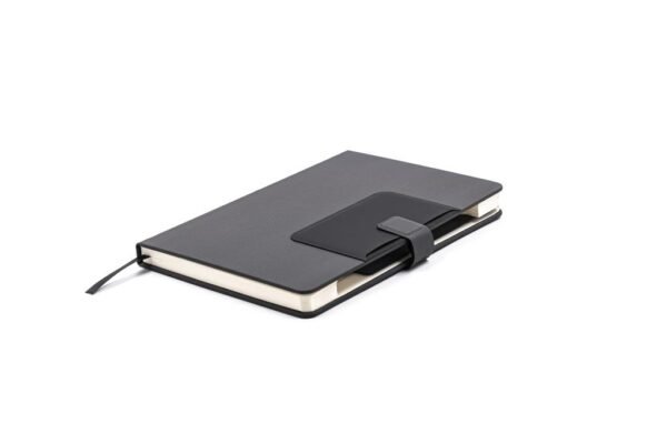 A5 Notebook with Phone Stand and Pen Holder - Image 2