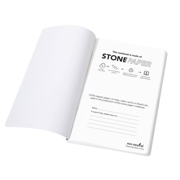Eco-Neutral Stone Paper Tree-Free Notebook - Image 3