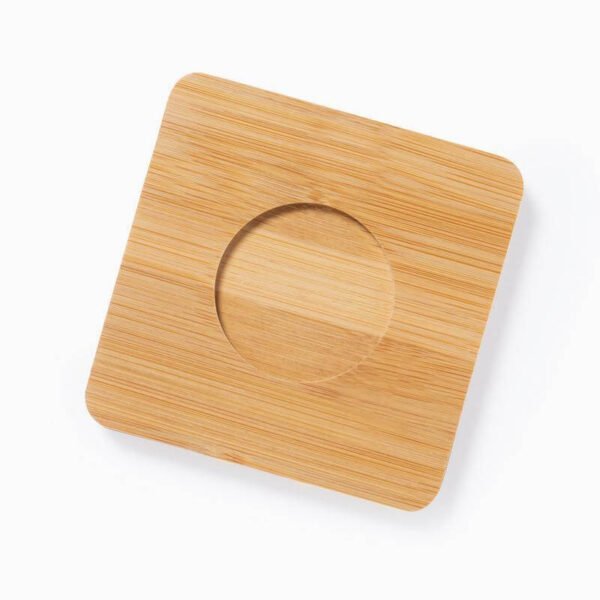 Set of 2 Expresso Cup with Bamboo Coaster - Image 5