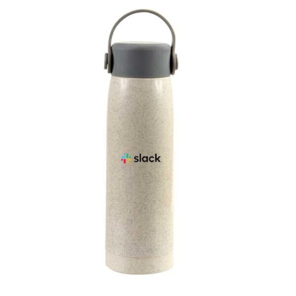 Eco-Neutral Wheat Straw Glass Bottle - Image 4