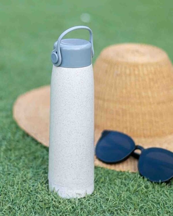 Eco-Neutral Wheat Straw Glass Bottle - Image 6