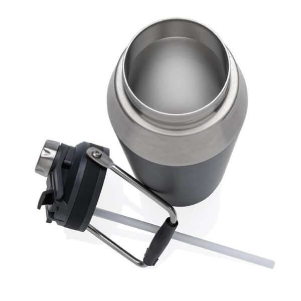 Hans Larsen Vacuum Bottle with Solid Handle and Dual Lid - 1L - Image 3
