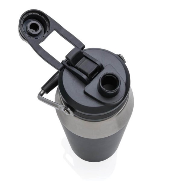Hans Larsen Vacuum Bottle with Solid Handle and Dual Lid - 1L - Image 5