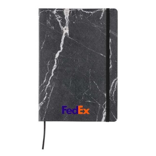 XD Marble PU A5 Ruled Notebook - Image 2