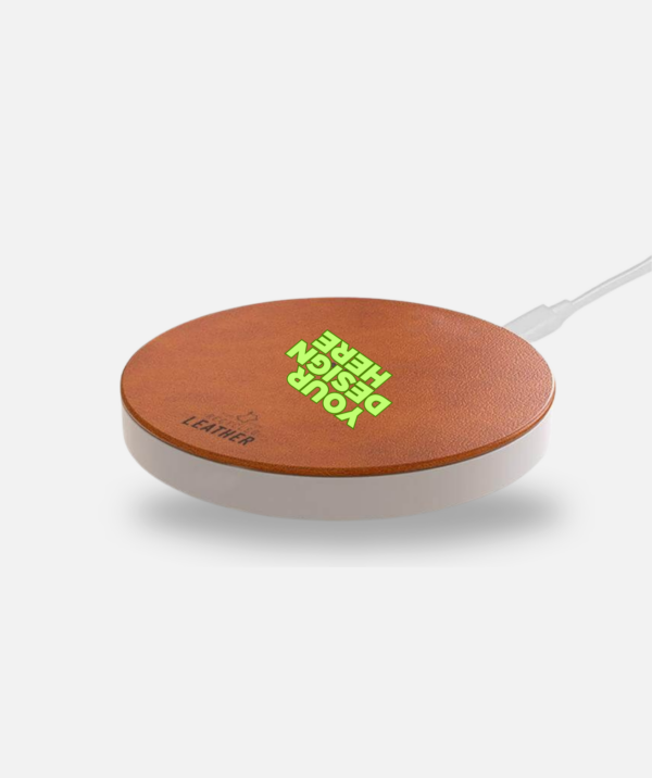 Recycled Leather 15W Wireless Charger
