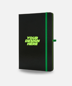 A5 Hardcover Ruled Notebook Black