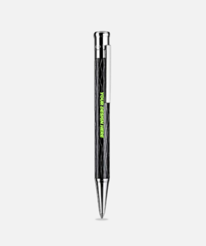 Ballpoint Pen Wave Pattern Black