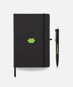 Giftology A5 Hard Cover Notebook and Pen Set
