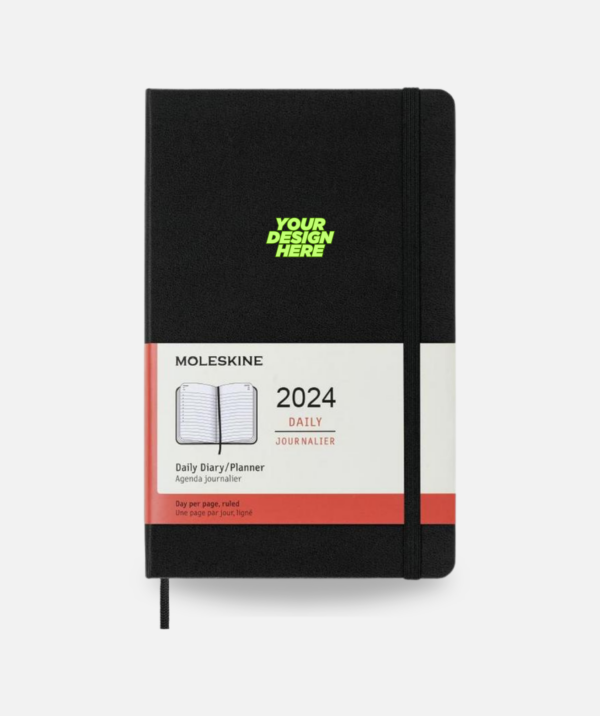 Moleskine 2024 Daily 12M Planner - Hard Cover
