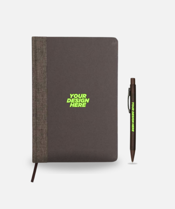Set of Coffee Notebook and Coffee Pen