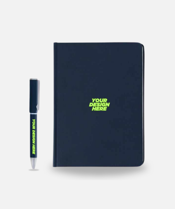 Giftology A5 Hard Cover Notebook with Metal Pen