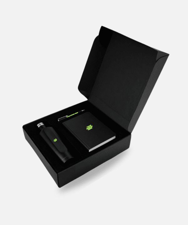 Gift Set- SS Bottle, Notebook and Pen