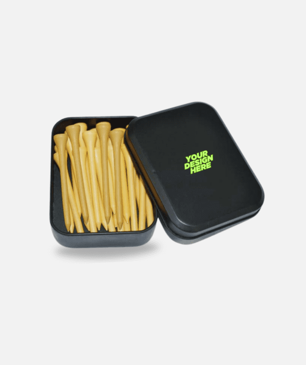 Set of 30 Golf Tees in a Tin Box