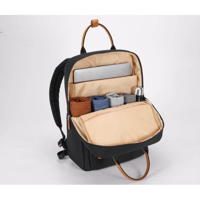 Mainz Santhome Metro RPET Laptop Backpack - Black