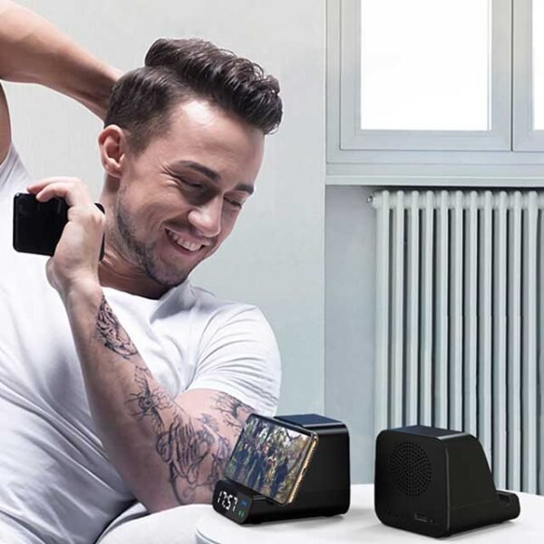 @memorii 5-in-1 Multi-functional Wireless Speaker, Charger & Alarm Clock - Image 6