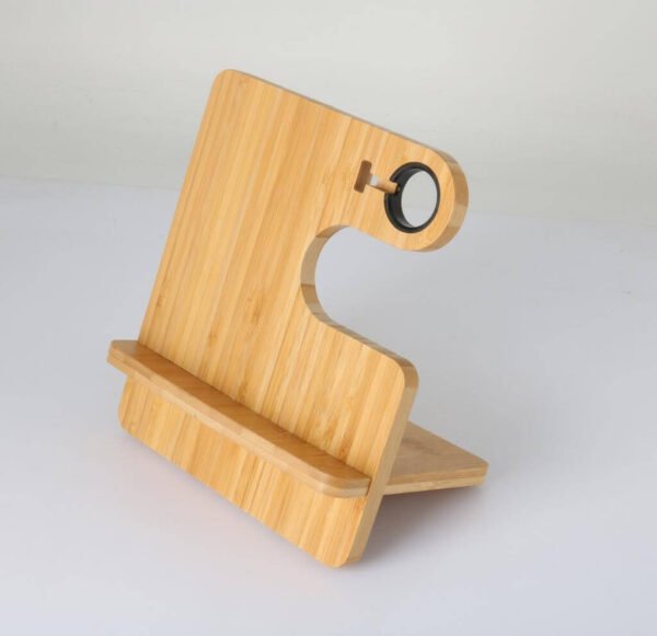 Eco-Neutral 3-in-1 Bamboo 10W Simultaneous Charging Station - Image 6