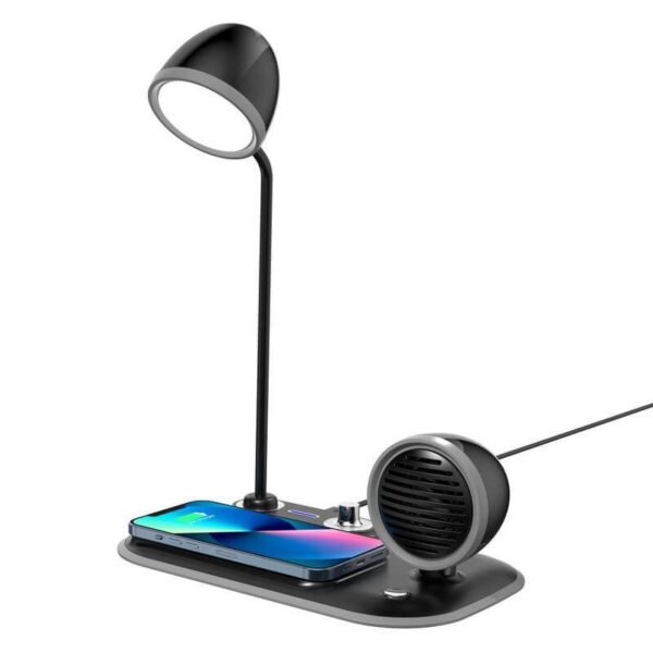 @memorii 3 in 1 Wireless Charger Lamp with Speaker - Image 2