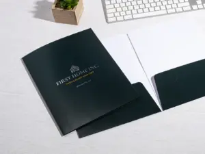 Foil Accent Presentation Folders