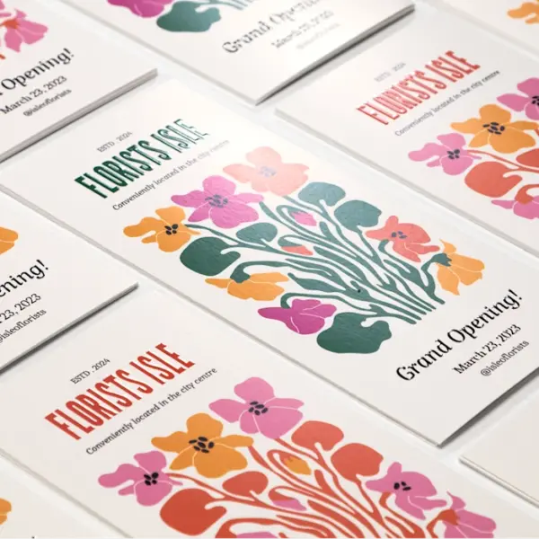 Embossed Gloss Rack Cards - Image 2