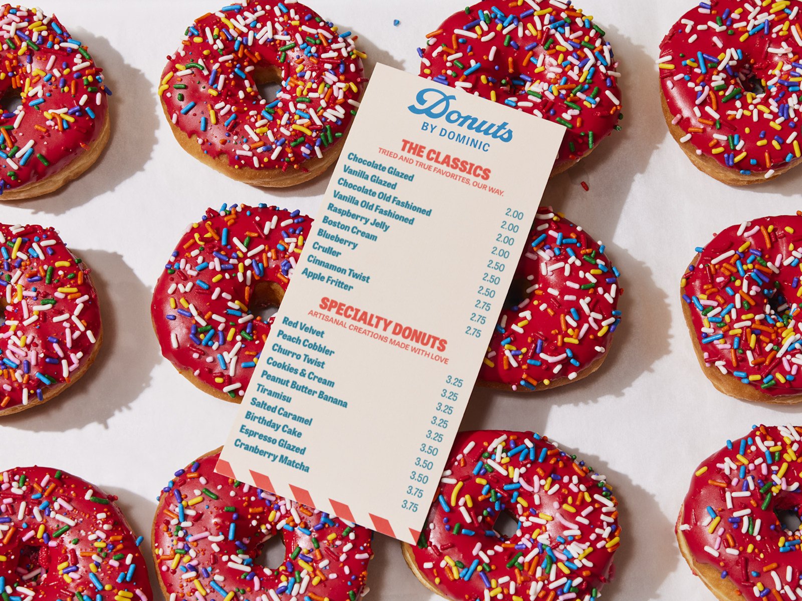 Menu Sample
