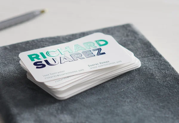 Embossed Gloss Business Cards - Image 4