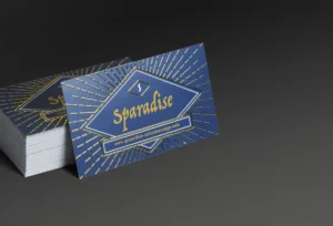 Raised Foil Business Cards