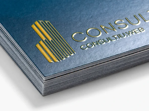 Embossed Gloss Business Cards - Image 2
