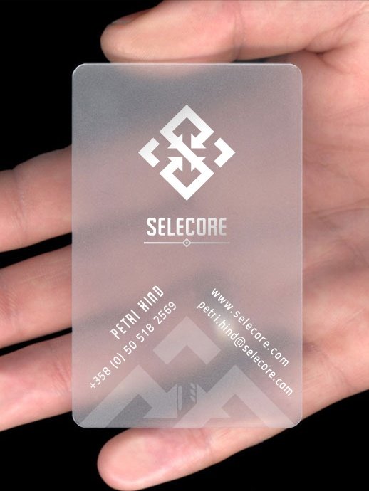 transparant bus_ cards Selecore Business Card 01 by Luka Balic