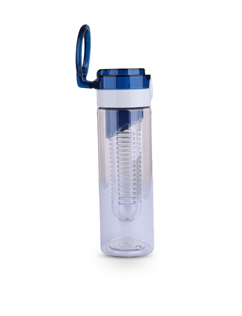 TRITAN 750ml Transparent Water Bottle with Filter